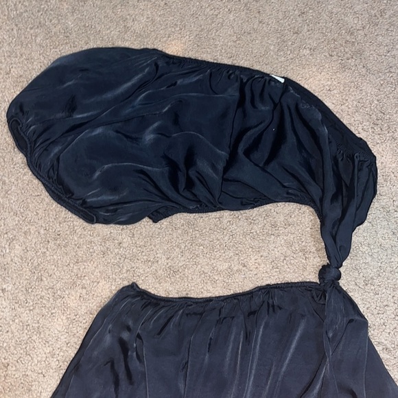 Farm Rio One-Shoulder Asymmetric Cutout Maxi Dress Large - Picture 7 of 10